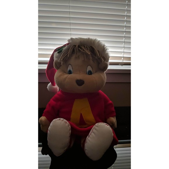 Vintage Alvin and the Chipmunks Christmas Stuffed Plush with Original Box RARE! - Picture 4 of 13